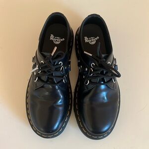 Dr. Marten Black Leather Oxford Shoes (W8)